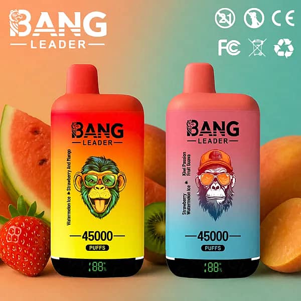 Linia jednorazowych e-papierosów Bang Leader 45k Puffs w różnych wariantach smakowych