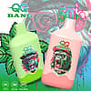 QQ Bang 50K Puffs Mint Ice and Watermelon Ice disposable vapes with colorful monkey graphics